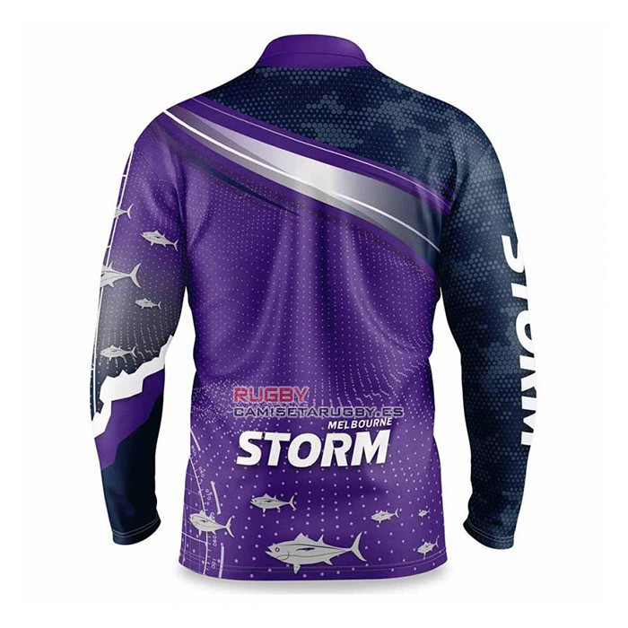 Camiseta NRL Melbourne Storm Rugby 2022 Fish Finder